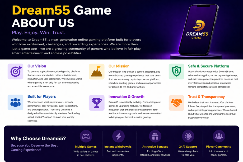 dream55 game about